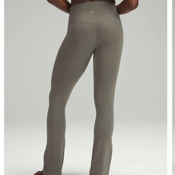 Lululemon Align High-Rise Mini-Flared Pant 28" Grey Sage size 0 - Picture 1 of 5